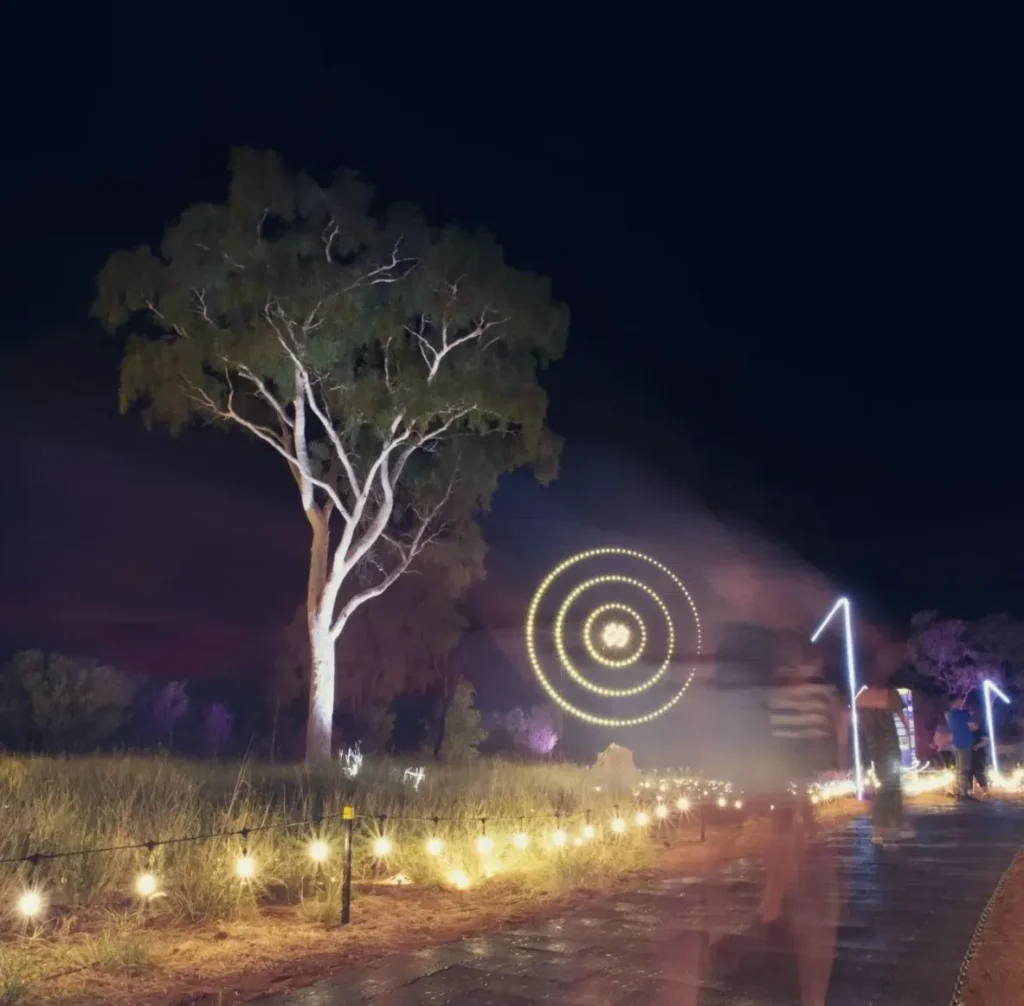 Desert Landscape at Night